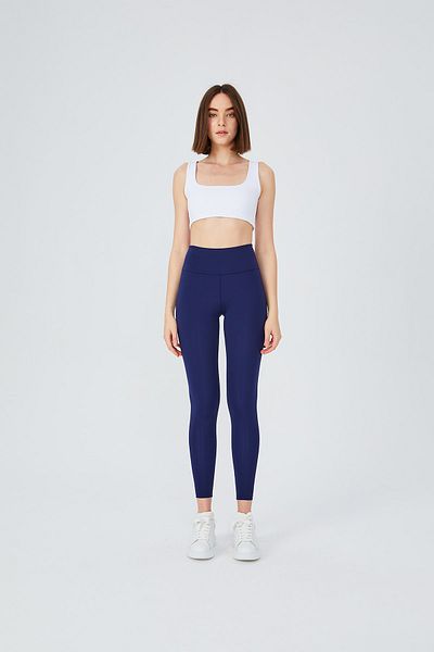 UP&FIT Push Up High Waist Control Κολάν Navy Blue