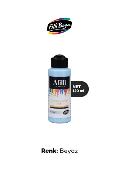 Filli Boya Afilli Multisurface Akrilik Mat 120 ml Beyaz