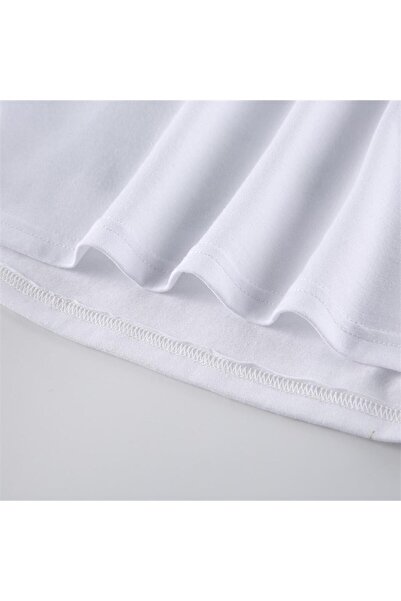 Touz Білий кроп-топ з принтом «Парті Монстри»