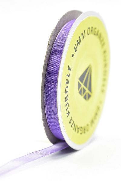 E Elmas Lilac Organza Ribbon (6mm-20m)