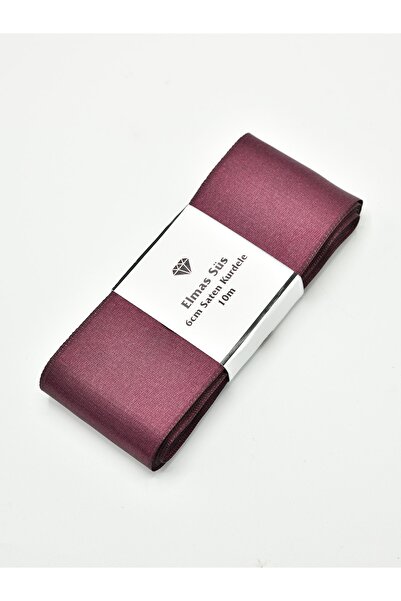 E Elmas Saten Kurdele Takı Kurdelesi 6cm-10m