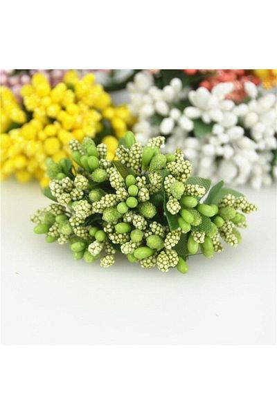 E Elmas Pistachio Green Pitircik Cipso Flower – Διακόσμηση τεχνητών λουλουδιών, Στολίδι τραπεζιού, Φόντο