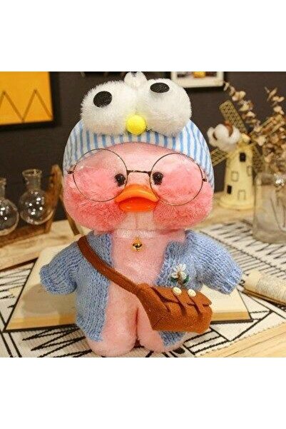 Zigver Kawaii Karikatür Lalafanfan 30cm Ördek Peluş Doğum Günü Hediyesi