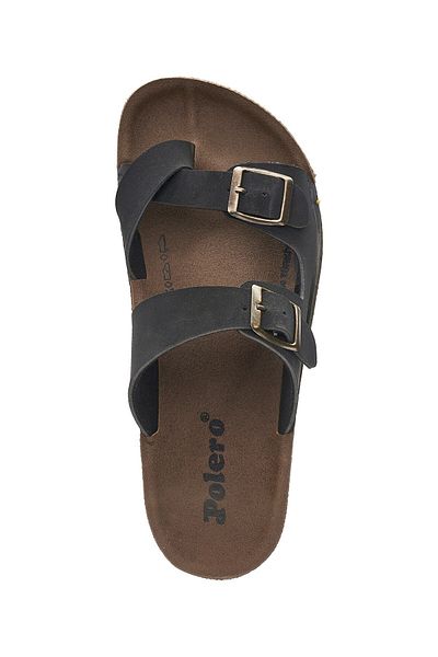 İmerShoes Papuci de zi cu zi pentru femei, cu un singur deget, comozi, talpă din plută, cu cataramă, sandale reglabile 147