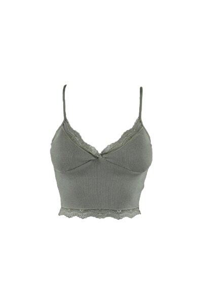 Buqete Lace Rope Strap Pad Bustier