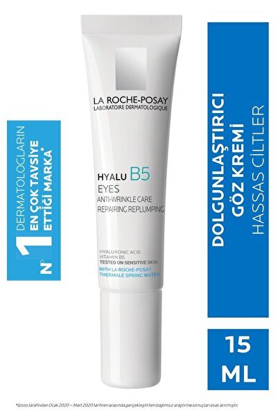 La Roche Posay Kırışıklık Karşıtı Hyalüronik Asit Ve Vitamin B5&Hyalu B5 Yeux Dolgunlaştırıcı Göz Kremi 15ml,,