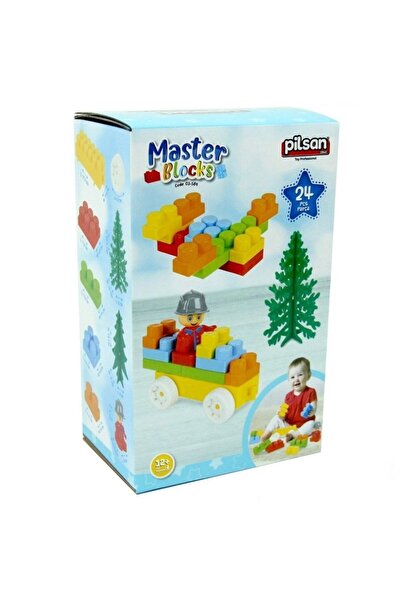 PİLSAN Aksesuarlı Master Bloklar 24 Parça