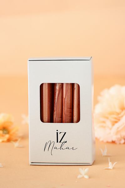 İzMühür شمع ختم الورد المجفف (12 قطعة)