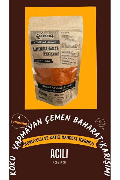 Çemenci KOKUSUZ ÇEMEN BAHARATI (ACILI)