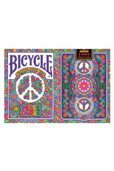 OyuncaklarÜlkesi Bicycle Peace & Love Playing Card Limited Edition Collectibl...