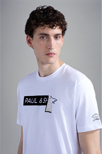 PAUL&SHARK Men's White T-Shirt 13311635-010