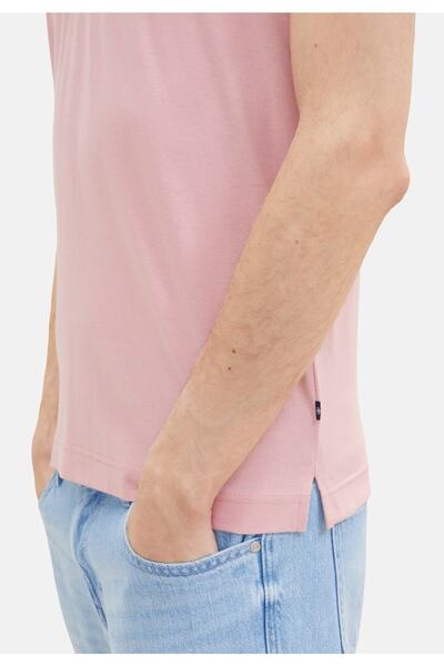 Tom Tailor T-Shirt Kurzarmshirt Henley