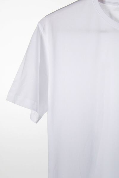 VEAVEN Συσκευασία 5 Basic White Oversize T-shirt