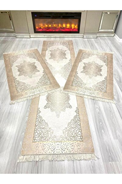 LİMAY HALI SETİ - Yatak Odası - Koridor -3 lü Halı Seti-Yıkanabilir-Kaymaz (1...