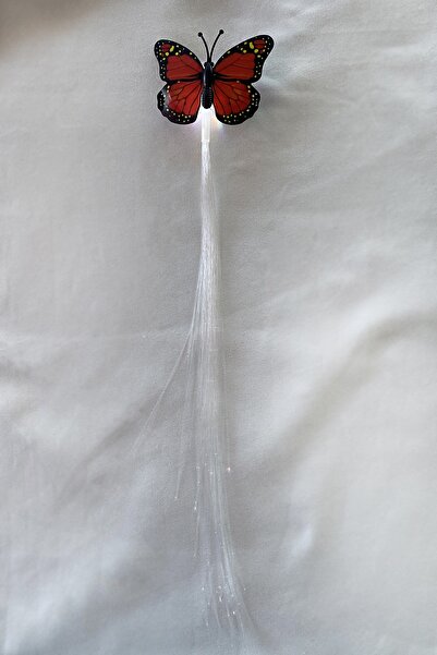 TAKIŞTIR Red Color Butterfly Figured Illuminated Side Buckle