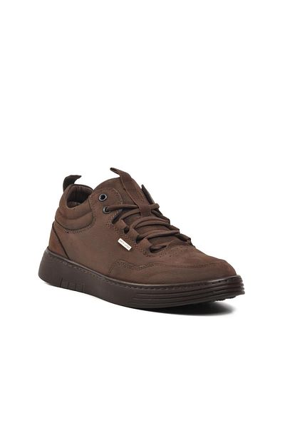 Pierre Cardin 779616 Ανδρικά παπούτσια casual από γνήσιο δέρμα καφέ Nubuck