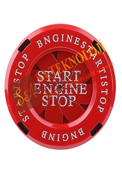 sateknoloji Start stop düğme üzeri aksesuar(Yuvarlak-StartStop)