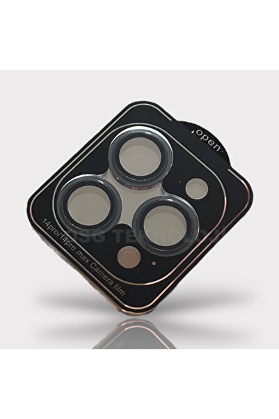 OSG "Graphite-Black" iPhone 14Pro/14Pro Max Compatible Sapphire Glass a Quality Camera Lens Protector