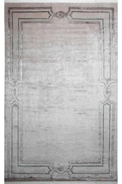 Eko Halı Kabartmalı İşlemeli Yün ve Viskon ile Üretilen Düğümlü El Dokuma Halı