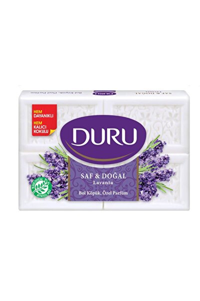 Duru 600 جرام صابون حمام لافندر نقي وطبيعي /4*150 جرام