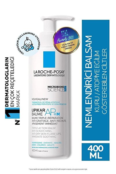 La Roche Posay Ap+m Lipikar Baume Balsam Lotion 400ml Special for Skin Prone to Atopy