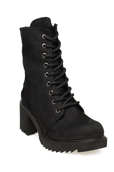Mammamia Mammami?a D23Kb-1345Z Heeled Black Women's Boots