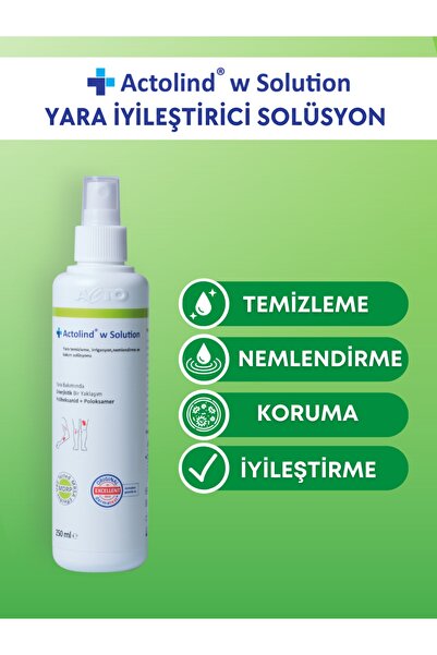 Actolind W Solutıon 250 ml 2'li Yara Iyileştirme Solüsyonu