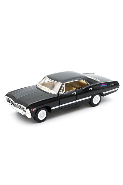 hediyecik 1967 Chevrolet Impala Model Araba Siyah 12 Cm