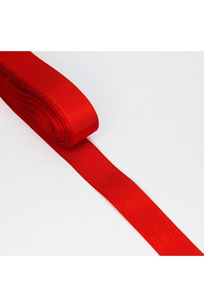 BarokBonbon Grosgrain Red Ribbon 2 cm 10 Meters