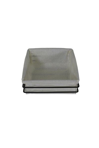 Metaltex Square Wire Bread Basket Black