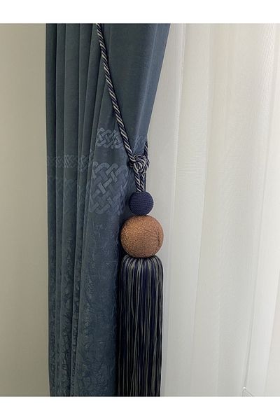 Akcan Navy Blue Mink Color Copper Venus Long Braçol