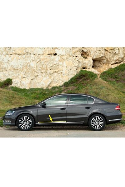 gkl Vw Volkswagen Passat B7 2011-2014 Uyumlu Sol Ön Kapı Alt Krom Çıtası 3aa8...