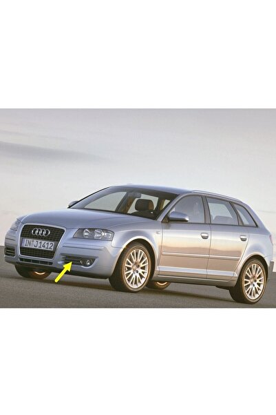 PLASTECH Audi A3 Sportback 2004-2008 4 Kapı Ön Tampon Sol Sis Farı Izgarası Ç...