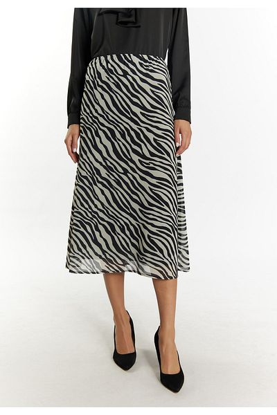 Faina Rock mit Zebra-Print