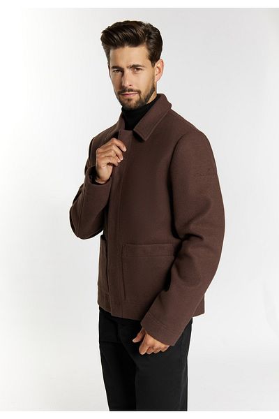 Dreimaster Wolloptik Casnagie - Klassik Übergangsjacke
