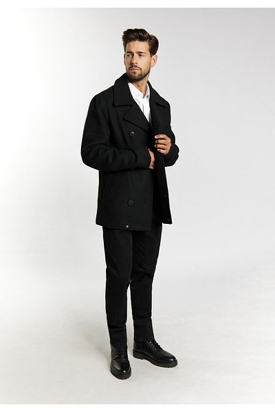 Dreimaster Wollgemischledkin Classic Cabanjacke