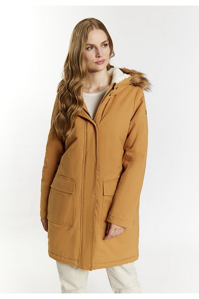 Dreimaster Webpelz-Innenfutter altiplano ile Vintage Wattierter Winterparka