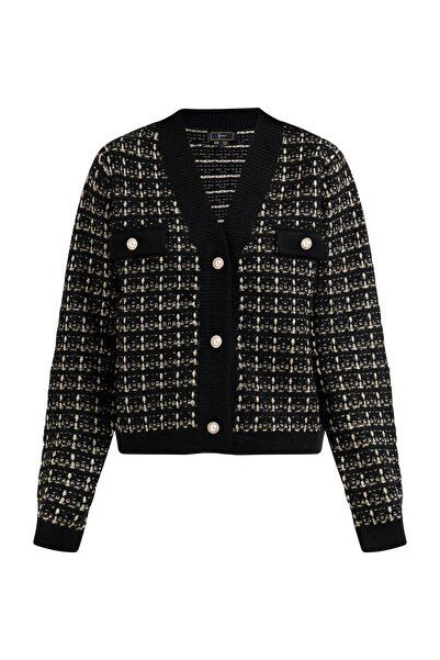 Faina Bouclé-Optic Strickjacke în Naemi