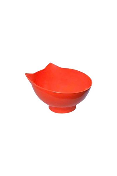 TİNEKE Shaped Cat Dog Food And Water Bowl Orange
