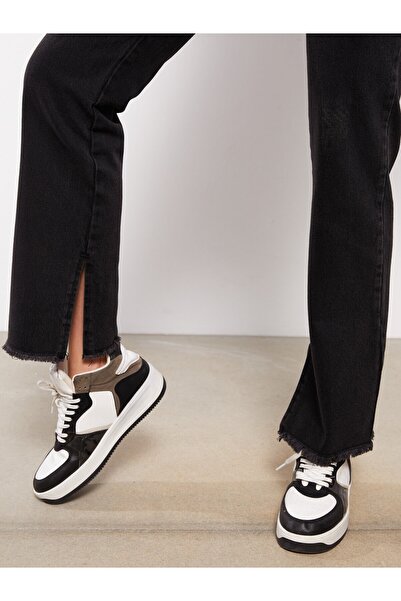 LC Waikiki Yüksek Bel Straight Fit Cep Detaylı Kadın Jean Pantolon