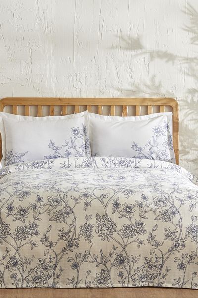 Karaca Home Reese Cotton Double Pique Set Blue
