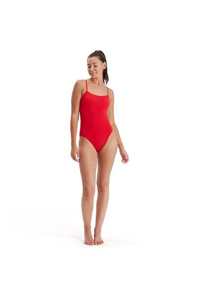 SPEEDO WOMEN'S SWIMSUIT ECO END+ TSRP AF RED 8-135396446 YZM UK SIZE