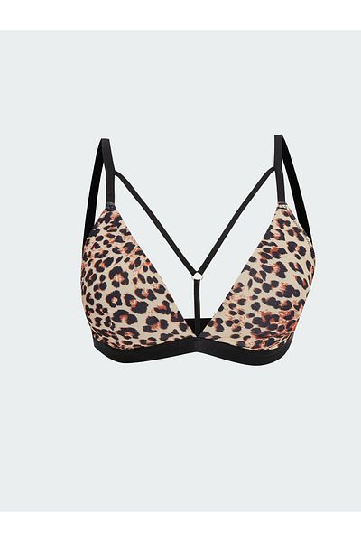 LC Waikiki Gemustertes Bralette ohne Bügel und ohne Füllung