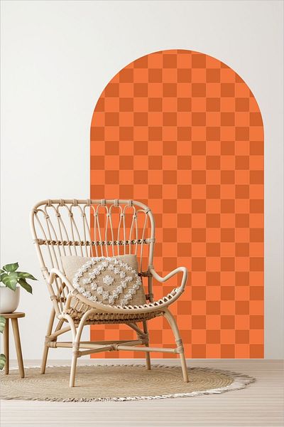 Piksel Grafik Mosaic Pattern Bohemian Oval Wall Sticker
