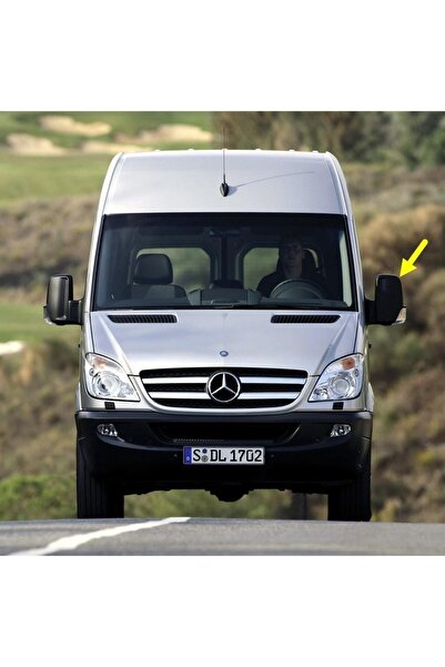 AFT Mercedes Benz Sprinter 2007-2016 Sol Yan Dış Dikiz Ayna Üst Büyük Camı El...