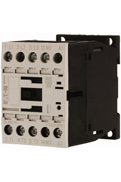 Eaton DILM12-10(42V50HZ,48V60HZ) Güç Kontaktörü (bobină AC) 12A 1NA