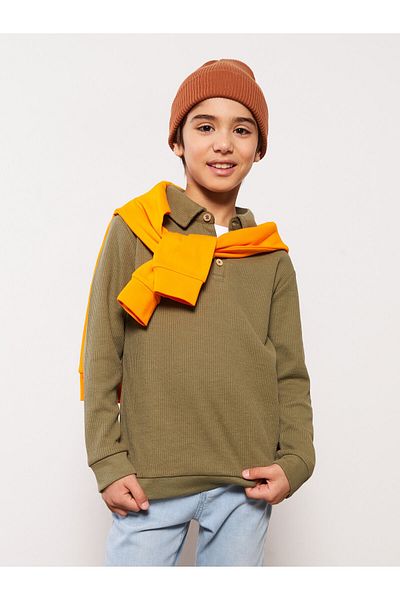 LC Waikiki Chlapec - Polo Límec Tričko s dlouhým rukávem