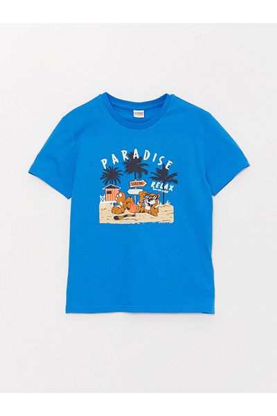 LC Waikiki Boy - Crew Neck and Printed Short Sleeve T-Shirt