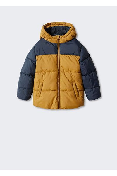 MANGO Kids Gesteppter Anorak – bequemer Schnitt und stilvolles Design