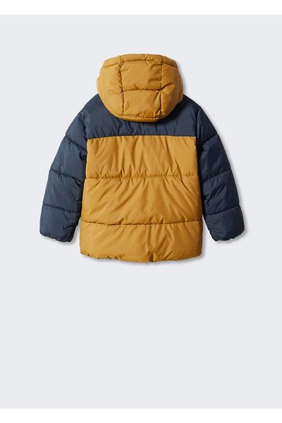 MANGO Kids Gesteppter Anorak – bequemer Schnitt und stilvolles Design